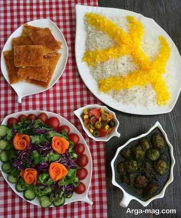 ایده های تزیینی جدید و زیبا برای غذای ایرانی