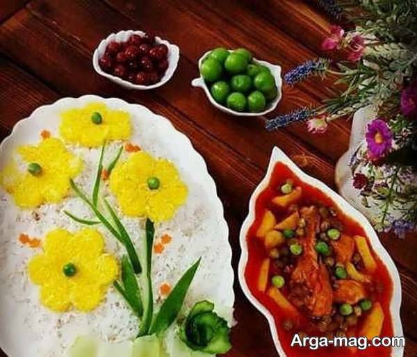 ایده های تزیینی جدید و منحصر به فرد برای غذای ایرانی