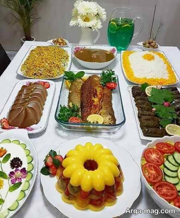 تزیین غذای ایرانی فوق لاعاده و جدید