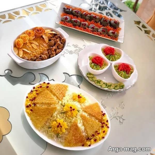 تزیینات خاطره انگیز غذای ایرانی ۱۴۰۲