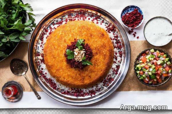 تزیین غذای ایرانی برای مهمانی ها