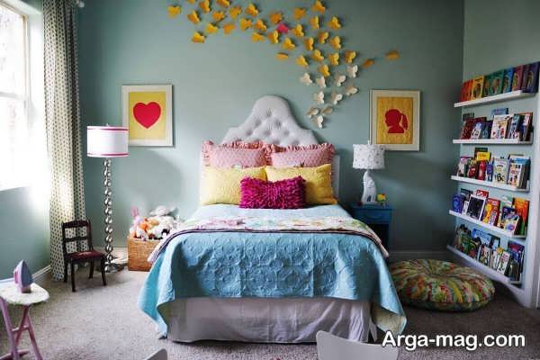 طراحی زیبا اتاق خواب دخترانه