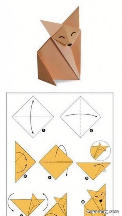 آموزش ساخت اوریگامی ساده