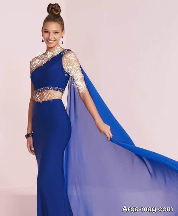 مدل لباس مجلسی بلند 1402 در رنگ زیبا