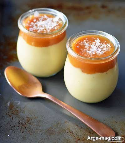طرز تهیه محلبی کاراملی خوشمزه