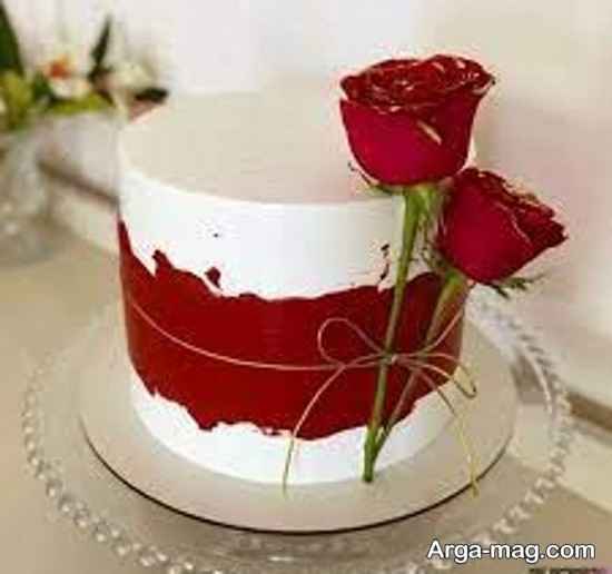 چند دیزاین کیک عاشقانه