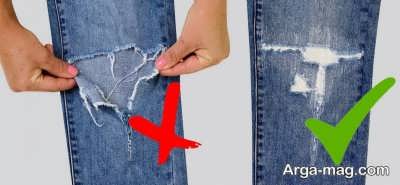 نحوه ترمیم پارگی زانوی شلوار