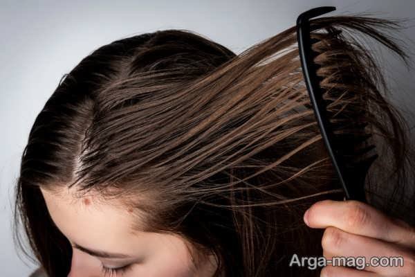 علت چرب شدن موی سر