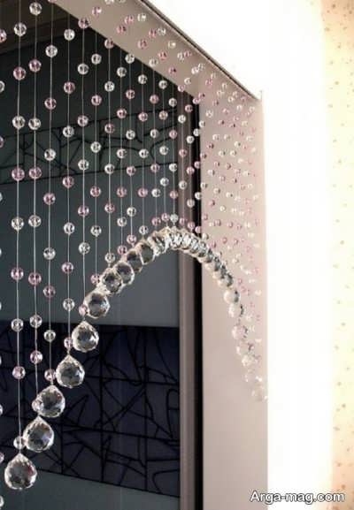 روش درست کردن پرده ریسه ای با مهره