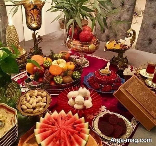 سبک های جذاب دیزاین میز شب چله