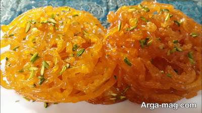 طرز تهیه زولبیا با آرد گندم خانگی