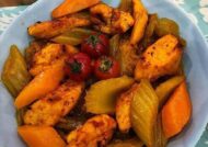 طرز تهیه خوراک کرغ و کرفس