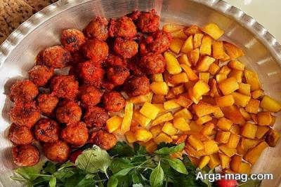 کوفته قلقلی سرخ شده با عطری عالی