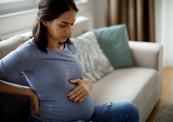 علت گرفتگی شکم در بارداری