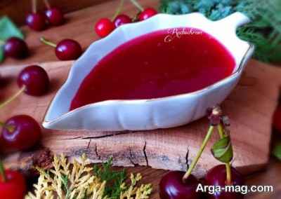 طرز تهیه سس آلبالو