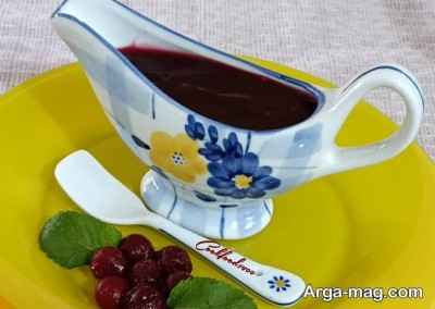 روش تهیه سس آلبالو