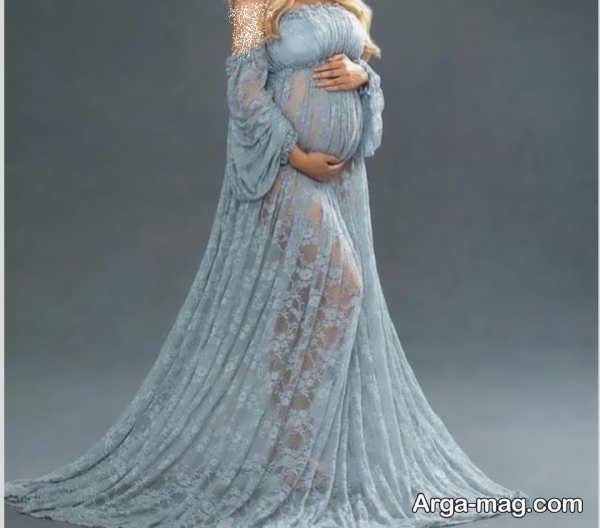 مدل لاکچری لباس بارداری مجلسی 