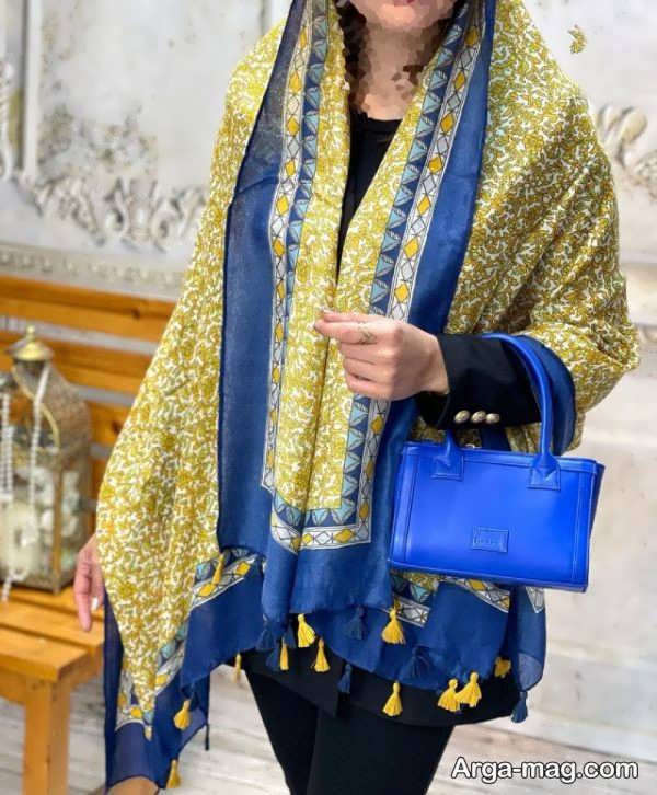 شال نخی زیبا تابستانی