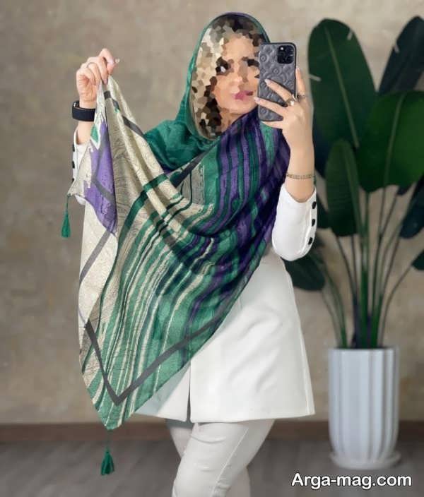 انواع مدلهای شال نخی