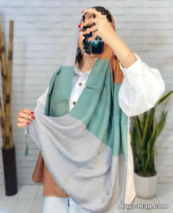 تصاویر مدل شال نخی