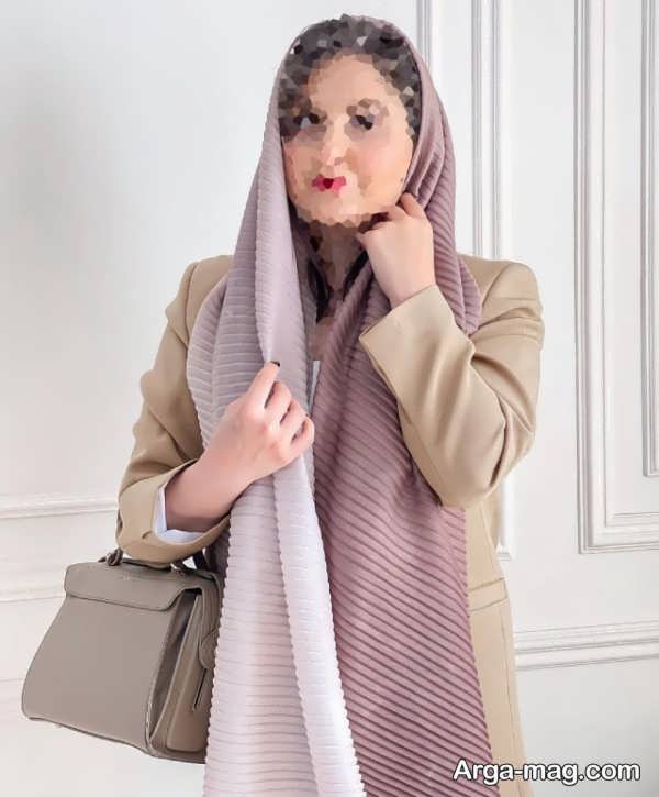 مدل شال نخی در طرح خاص
