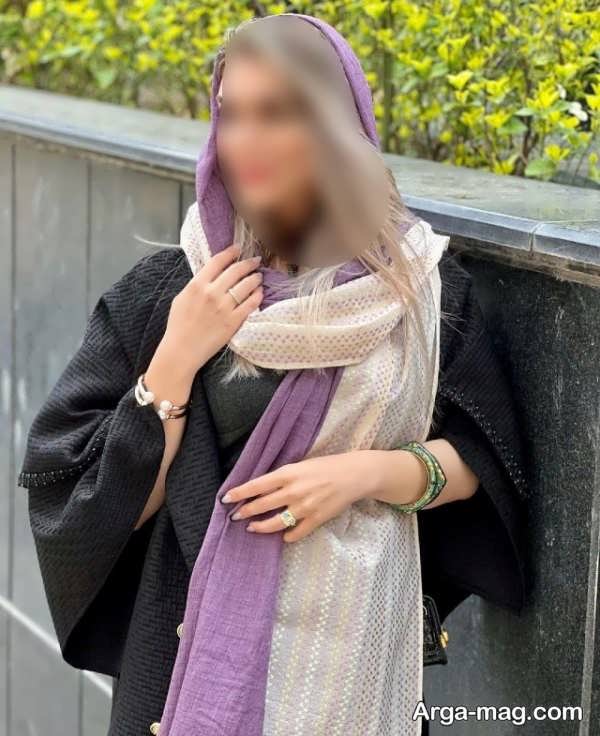 شال نخی در طرح خاص
