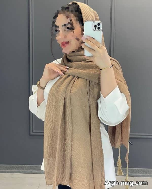 شال زیبا نخی