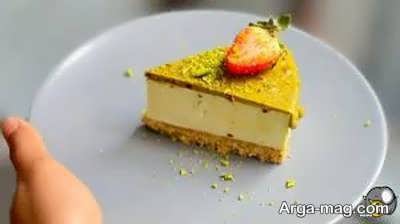 طرز تهیه چیز کیک پسته خوشمزه