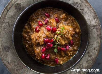 خورش فسنجان فندوق لذیذ و خوشمزه