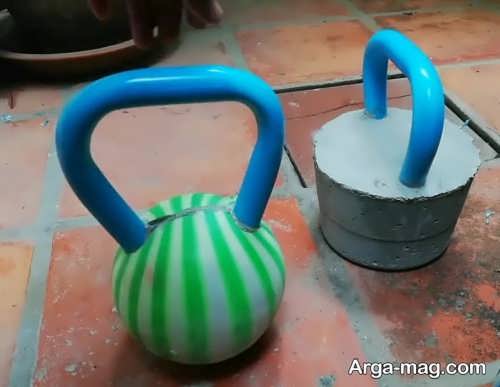 ساختن دمبل در منزل به روش های مختلف