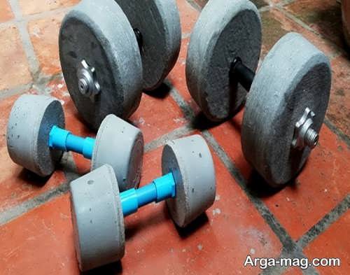 طریقه های ساختن دمبل خانگی آسان