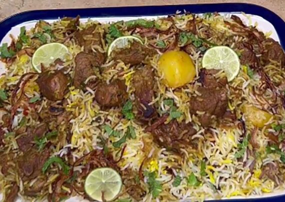 طرز تهیه بریانی گوشت و برنج