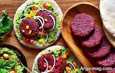 طرز تهیه فلافل چغندر