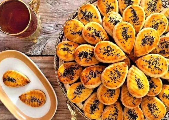 طرز تهیه شیرینی نان چایی مخصوص