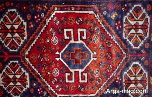 طرح فرش با الگوی عشایری