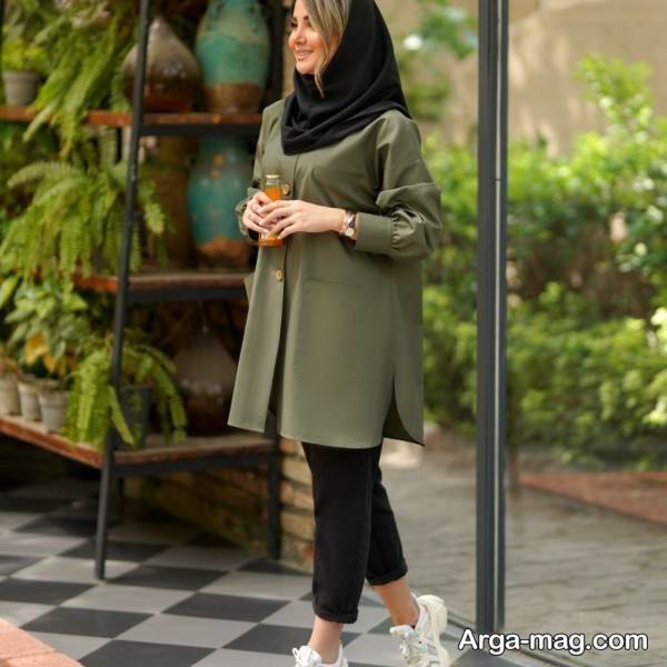  مانتو دانشجویی شیک