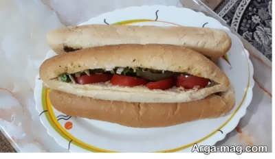 طرز تهیه ساندویچ کباب لقمه