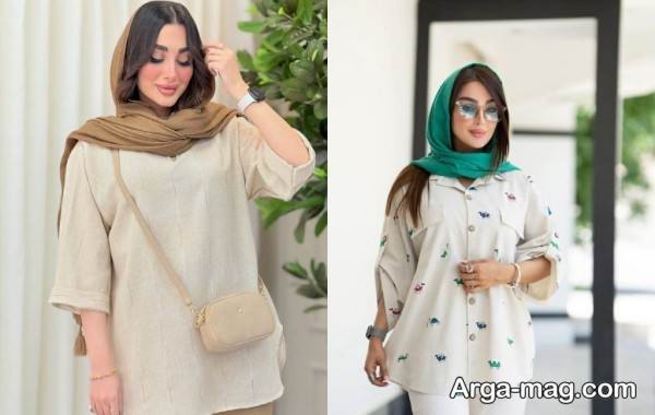 زیباترین مانتو نخی 1404