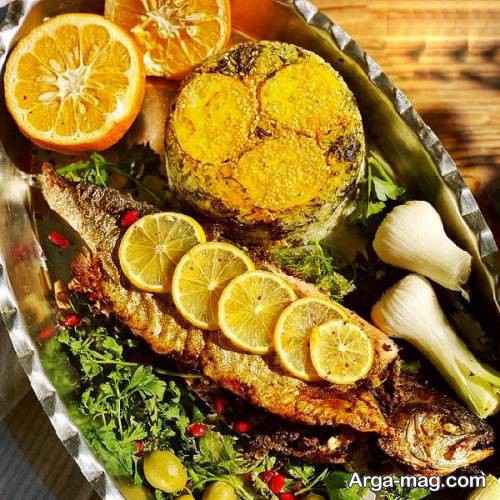 دیزاین ماهی جالب سرخ شده