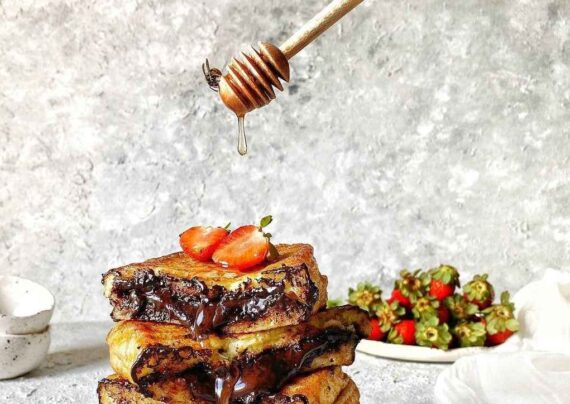 طرز تهیه فرنچ تست شکلاتی مخصوص