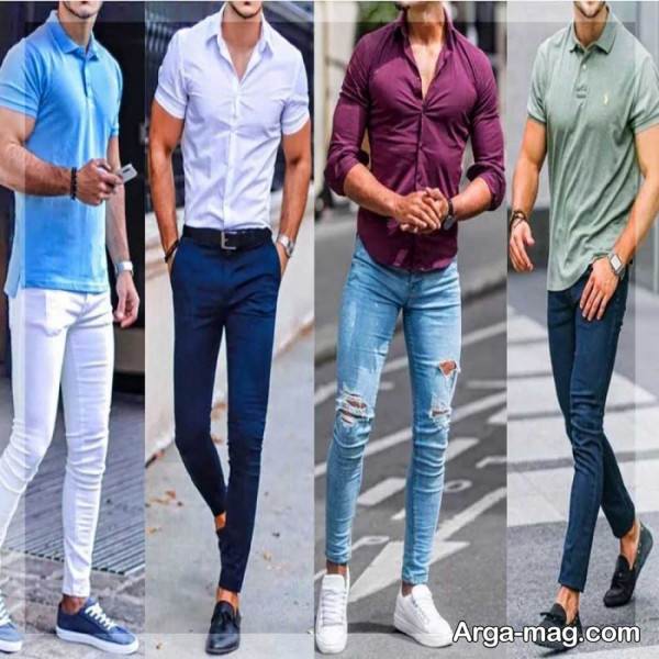 تیپ زیبا مردانه با شلوار جین
