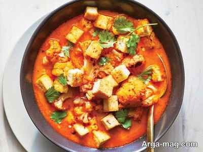 طرز تهیه خورش توفو