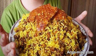 طرز تهیه ماش پلو با کدو حلوایی