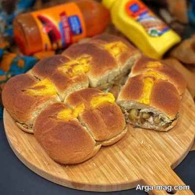 طرز تهیه ساندویچ مرغ و بادمجان 