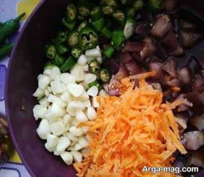 طرز تهیه ترشی بادمجان و هویج