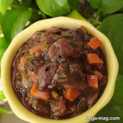 مواد ترشی بادمجان و هویج