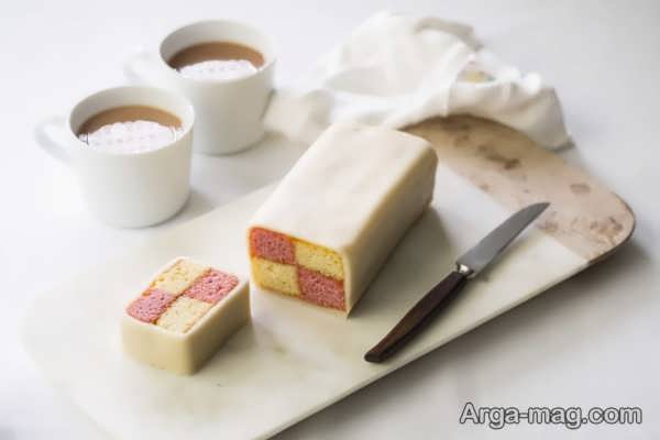 طرز پخت کیک باتنبرگ