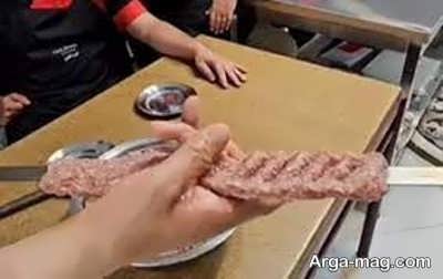 ریزش کباب کوبیده