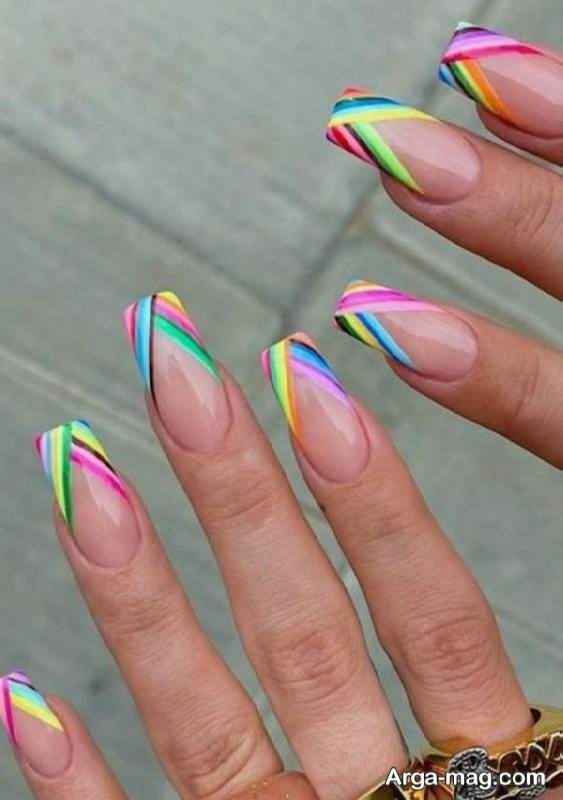  طراحی متفاوت ناخن 