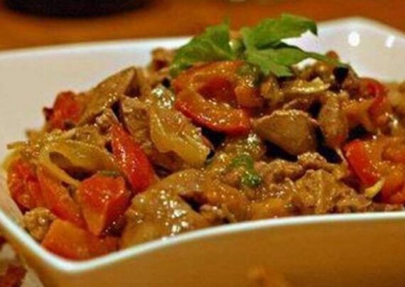 آموزش طرز تهیه خوراک دل گوسفند